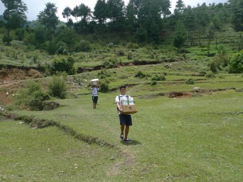 Absolute Gurkha, Rise For Nepal,  Rasuwa Aid Distribution